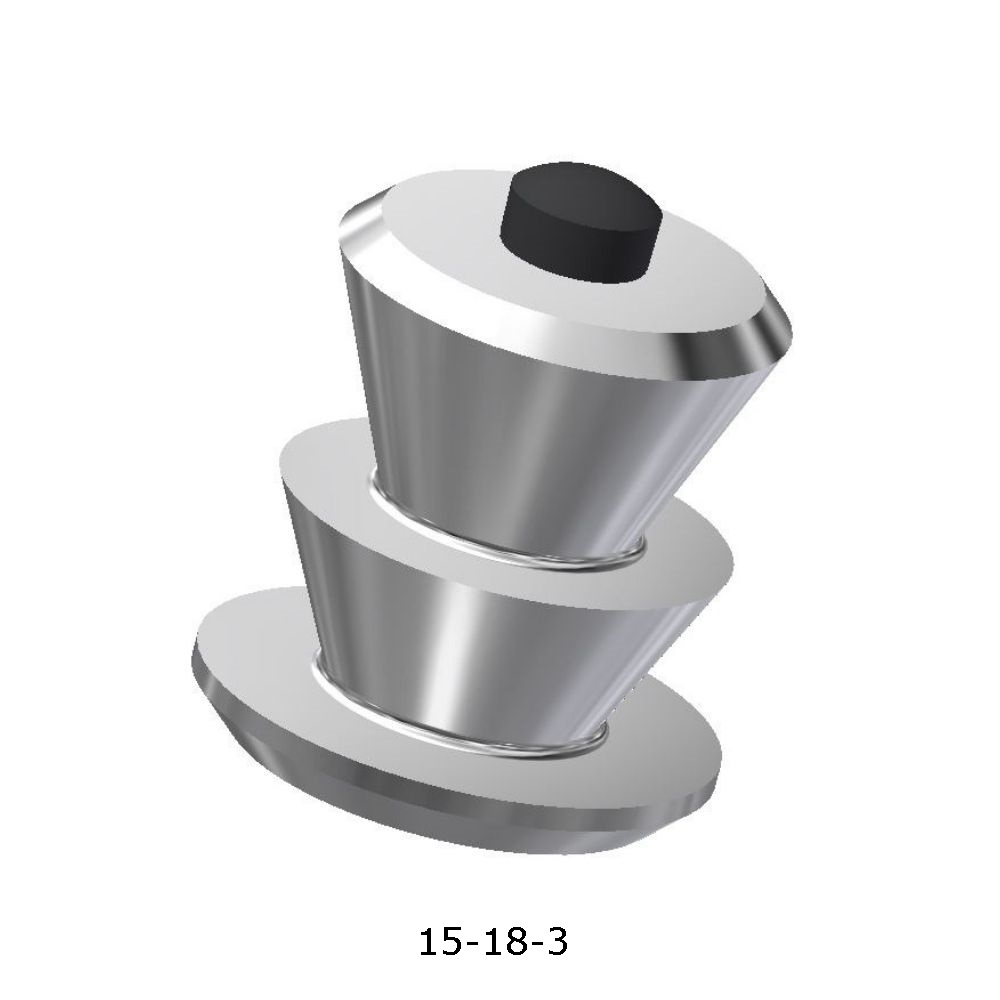 Ø 15mm SAP Multiflange Steel studs for Trucks and heavy machinery