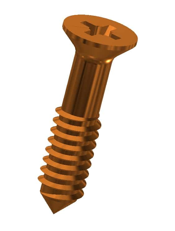 Vis standard_industrie_cuivré_Vallgrip